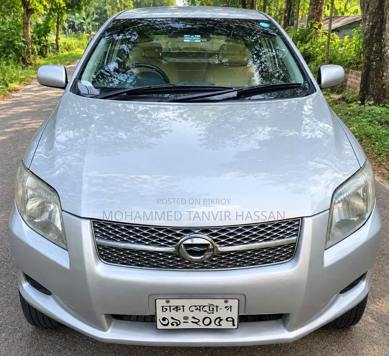 Toyota Axio 1.5 G Two-Wheel Drive 2009 Silver