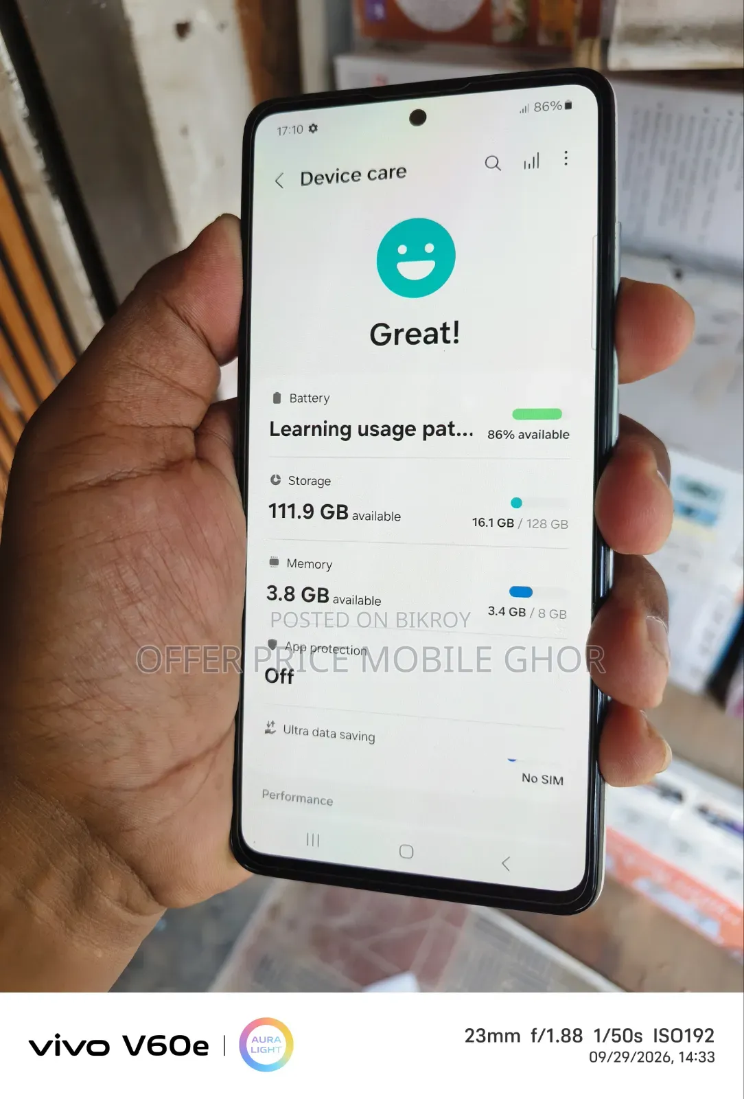 Samsung Galaxy A52s 5G 128 GB Green