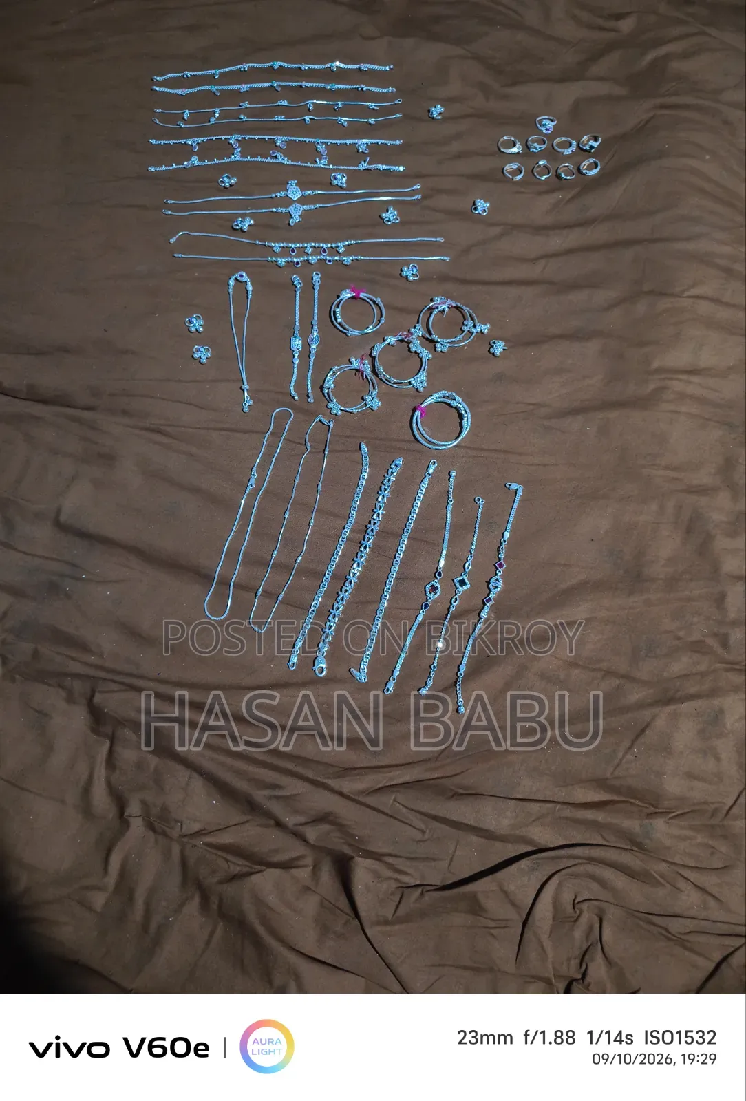 রুপার গহনা, সিবির প্রোডাক্ট,৭০% রূপা