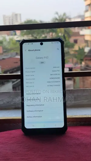 স্যামসাং গ্যালাক্সি এফ৬২ ১২৮ জিবি গ্রে