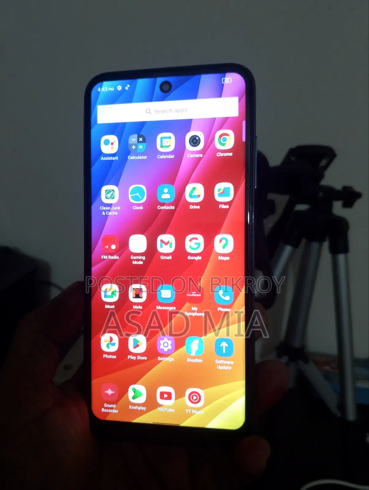 সিম্ফনি জেড৬০ ৬৪ জিবি কালো