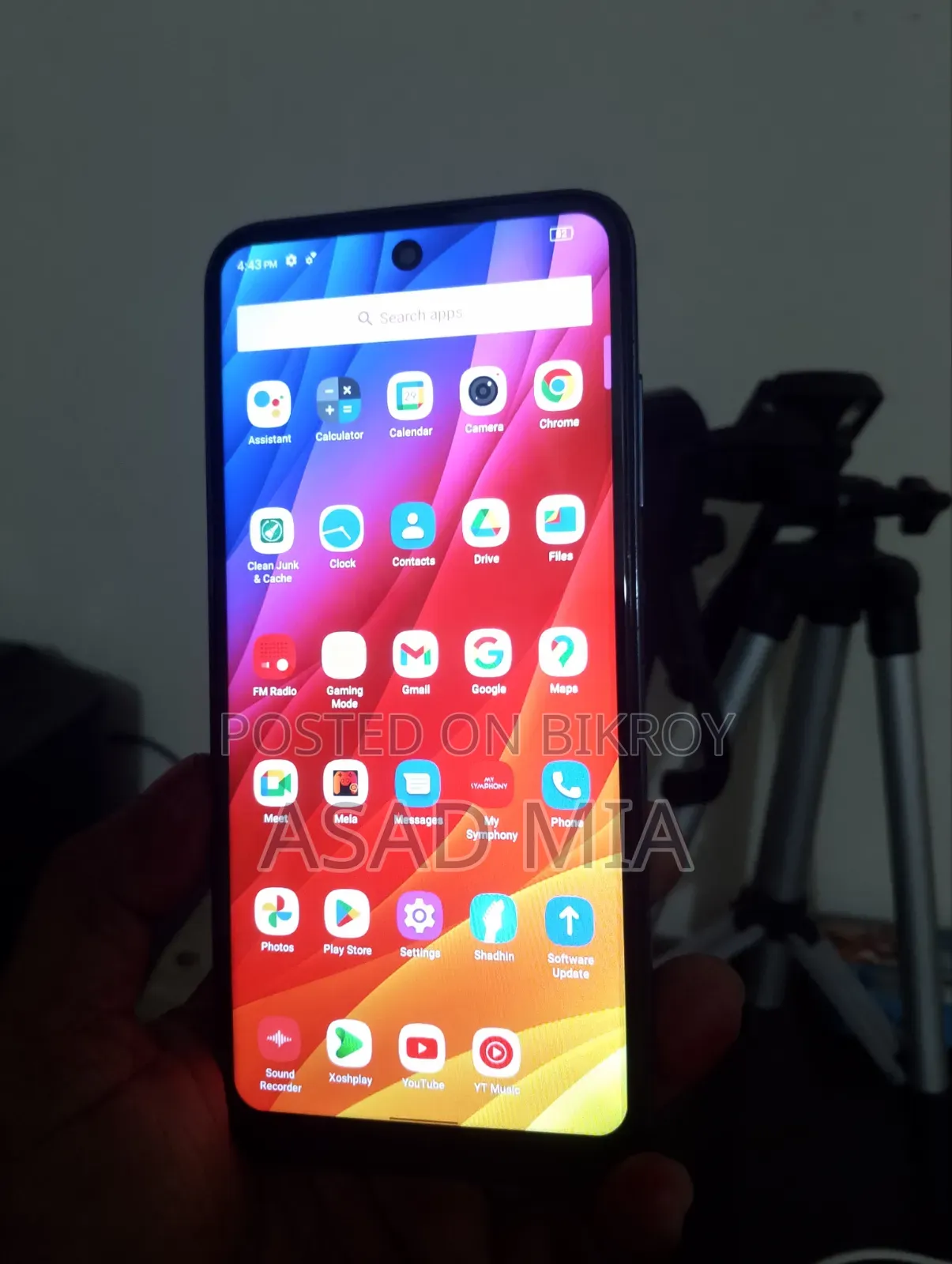 সিম্ফনি জেড৬০ ৬৪ জিবি কালো