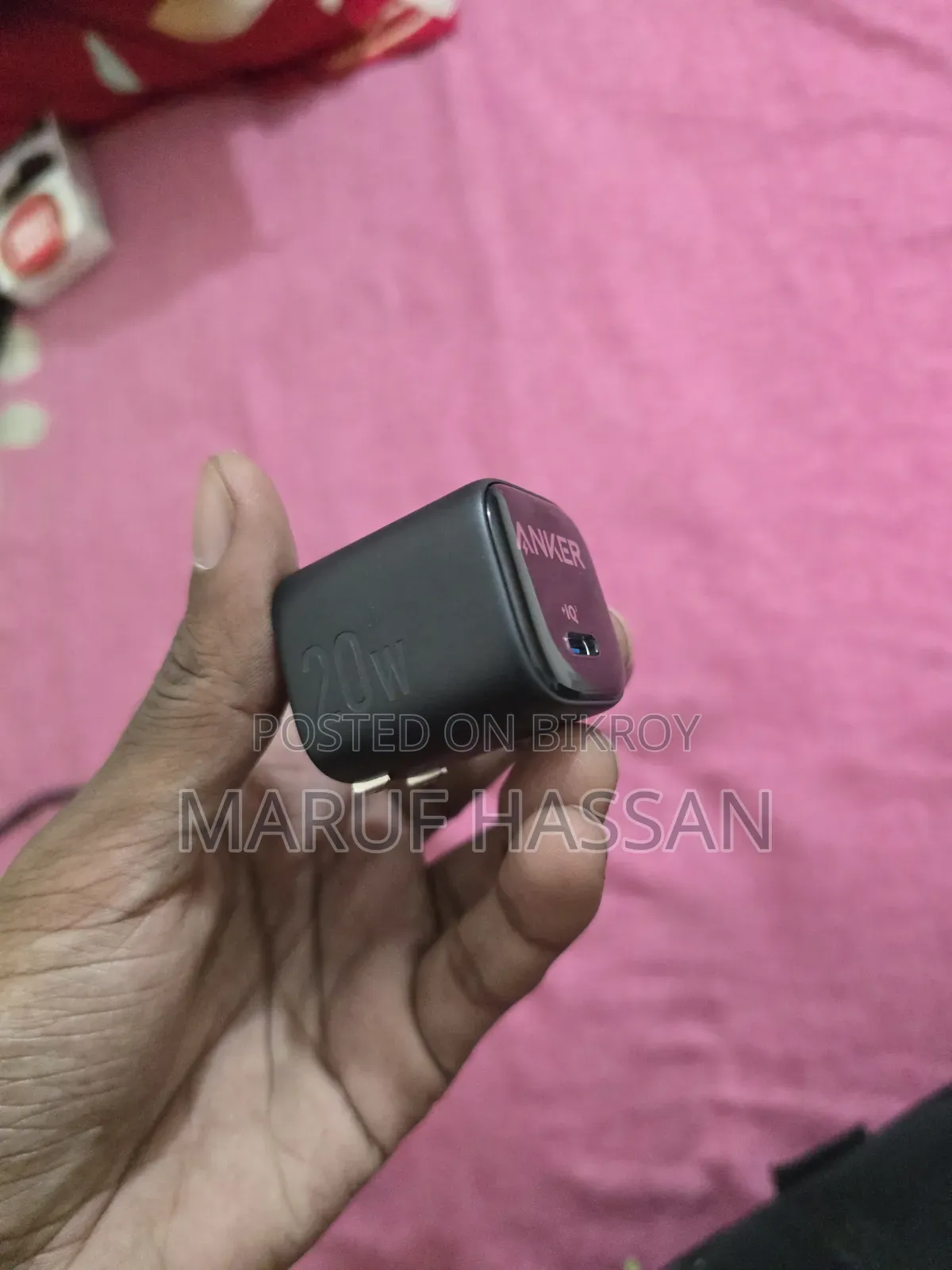 অ্যাঙ্কর জোলো চার্জার ২০ডব্লিউ আইকিউ পিডি ডেক্সজেন নিও টাইপ-সি টু লাইটনিং সহ