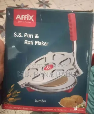 Affix S.S Puri and Roti Maker(manual)