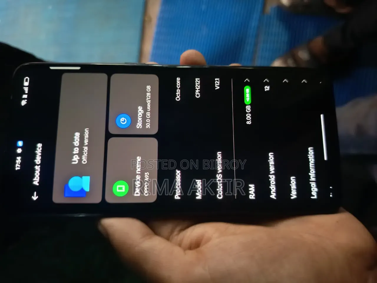 Oppo A93 5G 256 GB Black