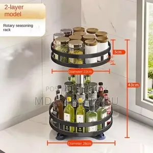 360° Rotating Two Tier Spice Rack