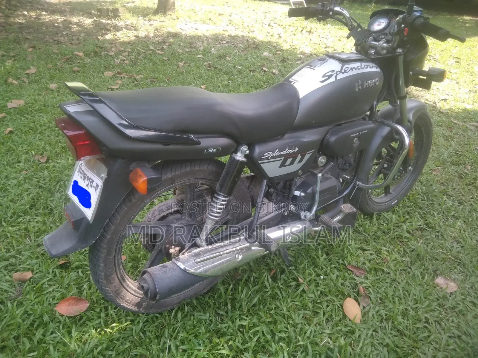 Hero Splendor Plus 2025 Gray