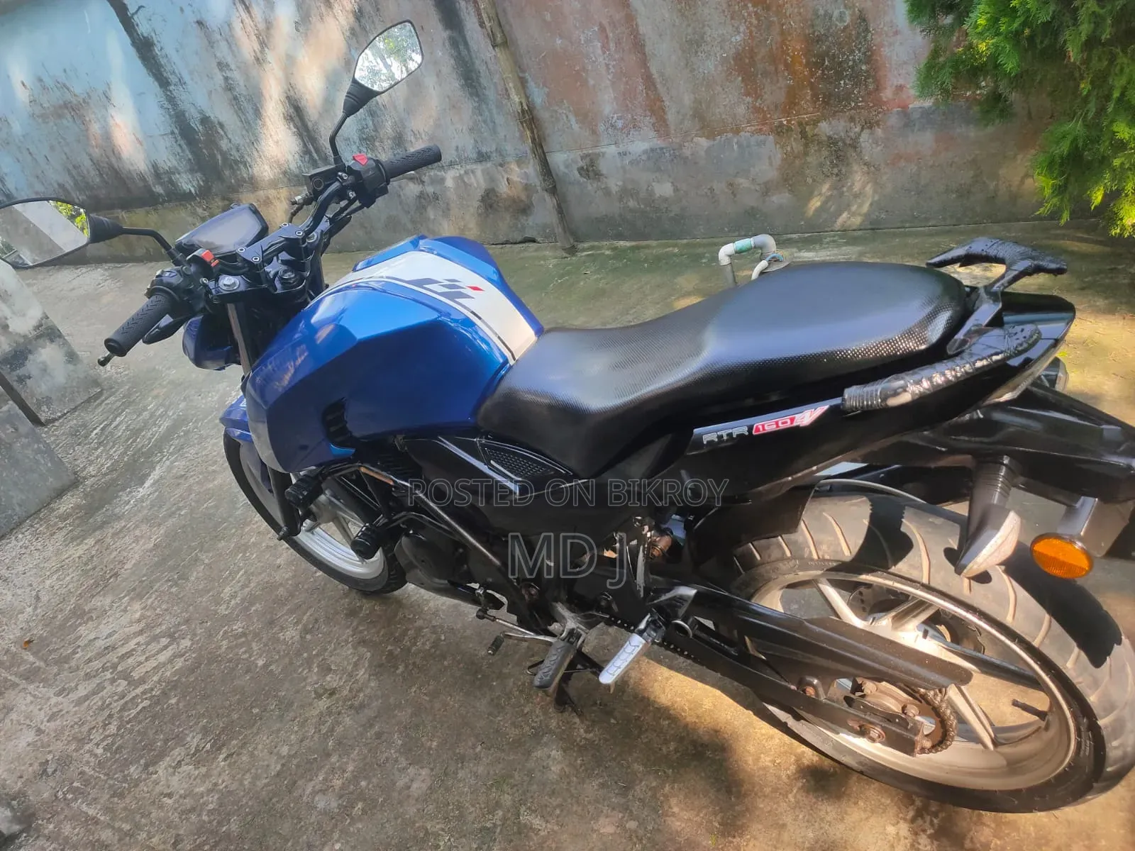 টিভিএস আপাচে ১৬০ ৪ভি ২০২১ ব্লু