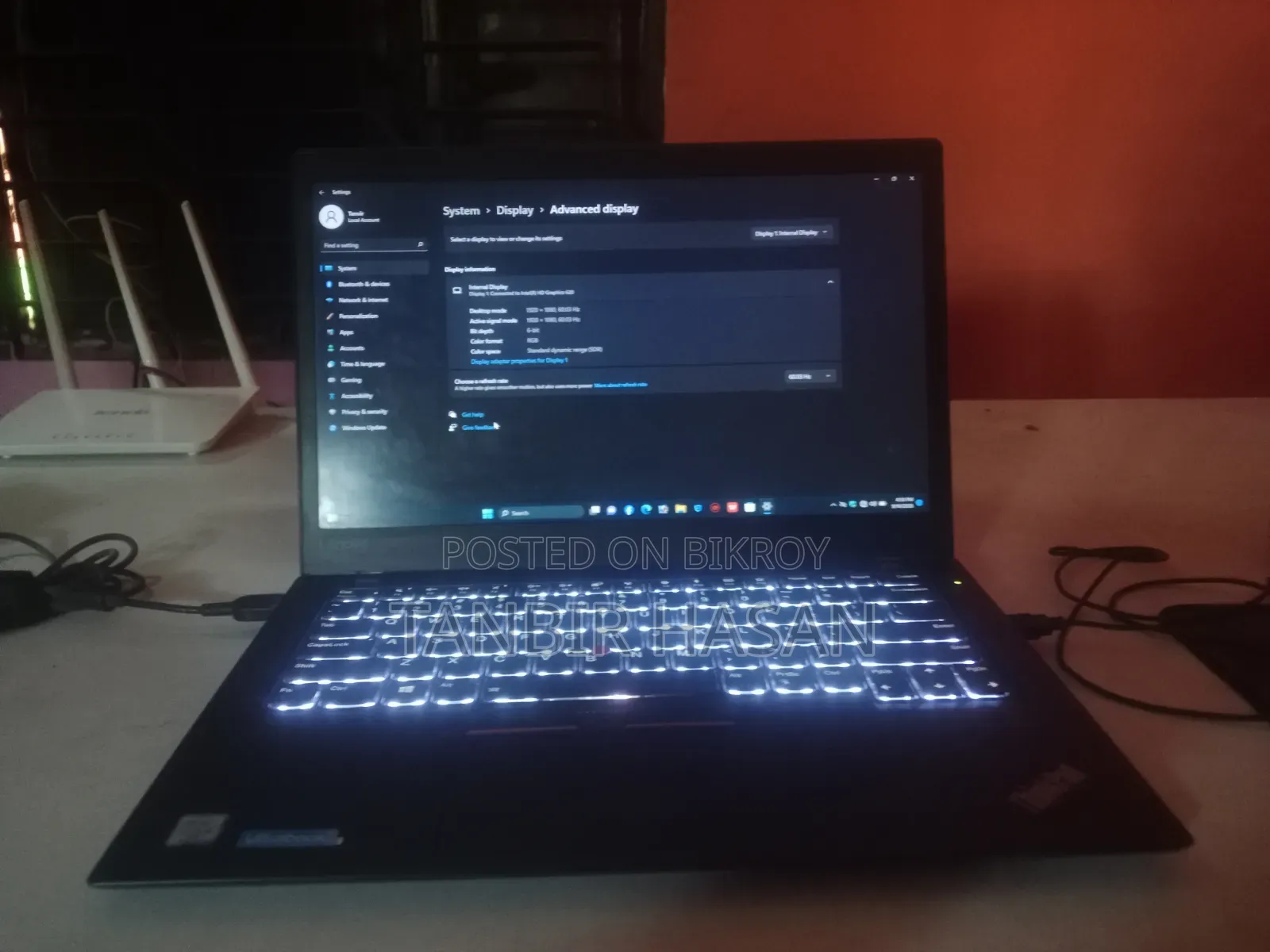 Laptop Lenovo ThinkPad T470 8GB Intel Core i5 SSD 256GB