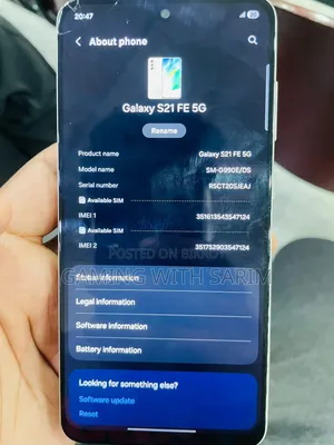 Samsung Galaxy S21 FE 5G 128 GB Gray