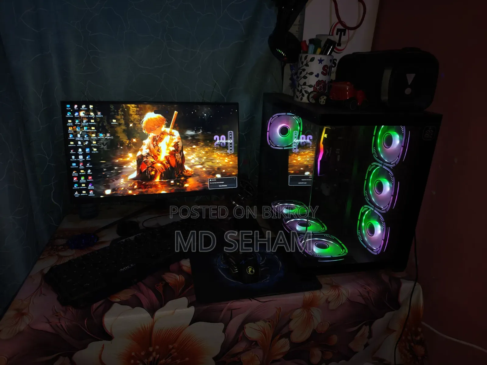 Desktop Computer MSI 8GB AMD Ryzen 7 SSD 512GB