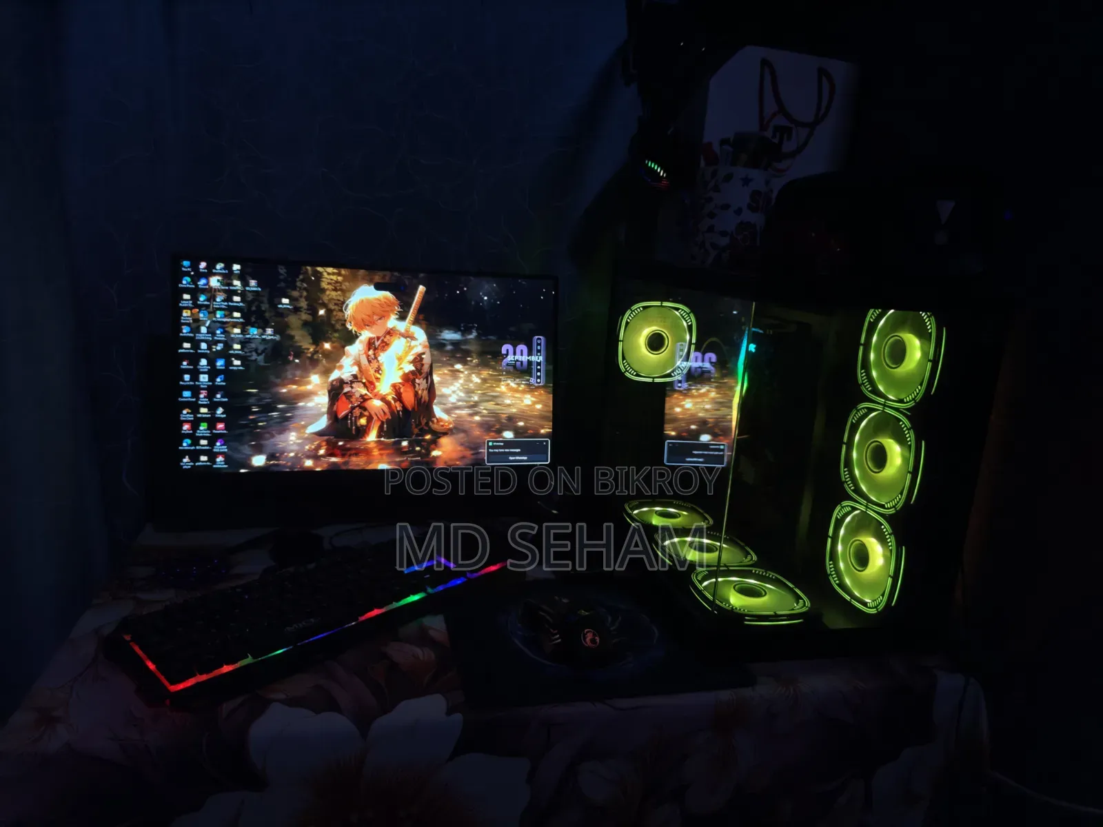 Desktop Computer MSI 8GB AMD Ryzen 7 SSD 512GB
