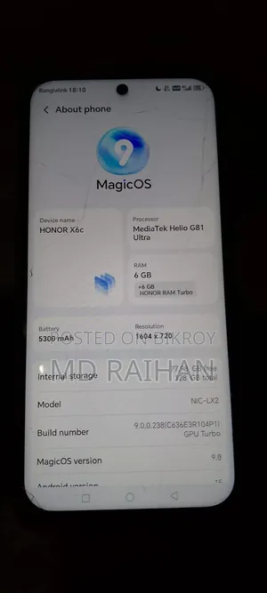 Honor X6C 128 GB White