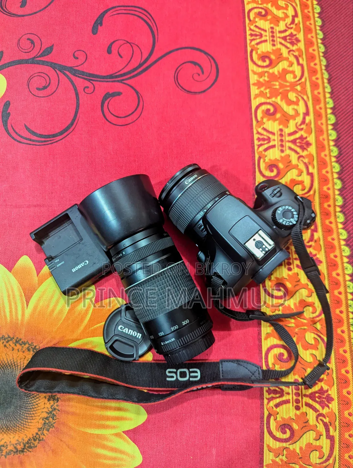 ক্যানন ৪০০০ডি ক্যামেরা ১৮-৫৫ ৭৫-৩০০ লেন্স