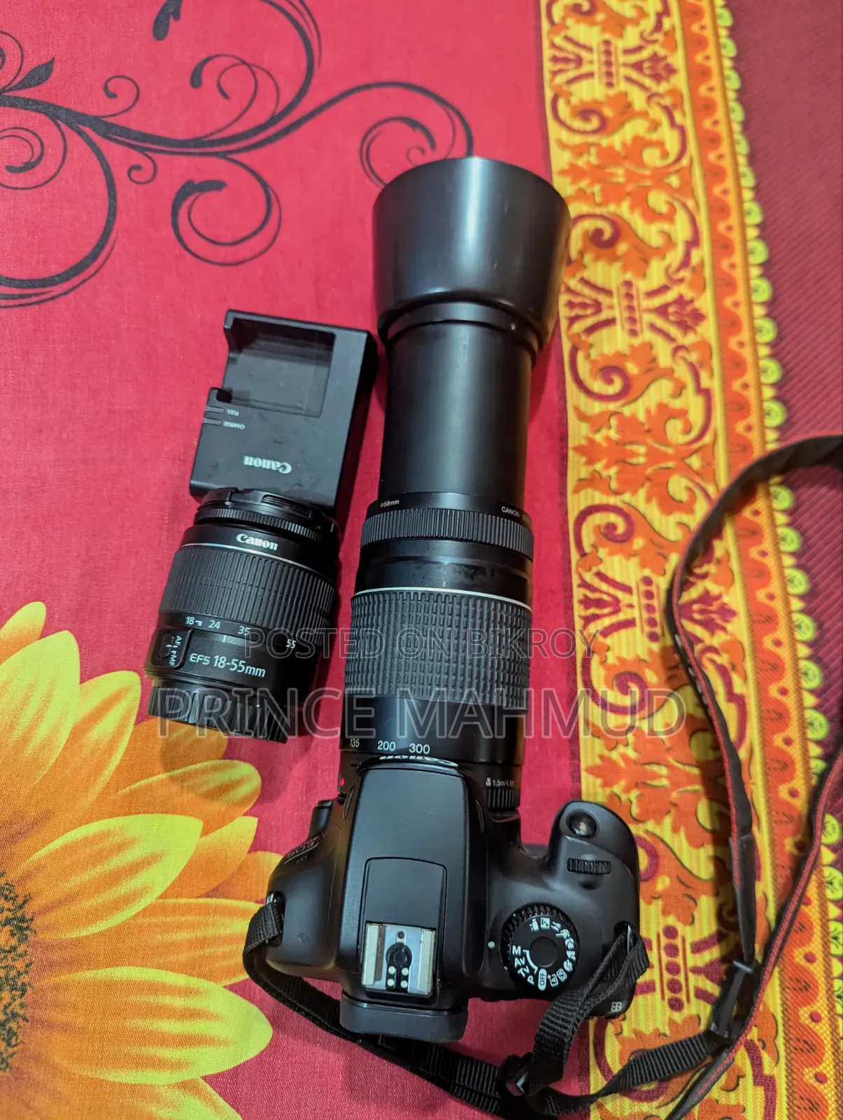 ক্যানন ৪০০০ডি ক্যামেরা ১৮-৫৫ ৭৫-৩০০ লেন্স