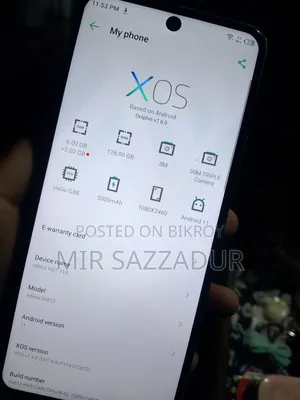 Infinix Hot 11s 128 GB Blue