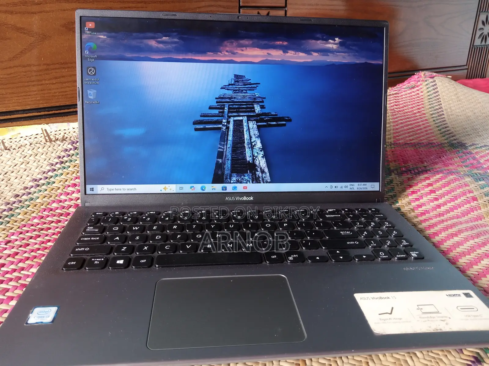 Laptop Asus VivoBook X540SA 4GB Intel Core i3 SSD 1T