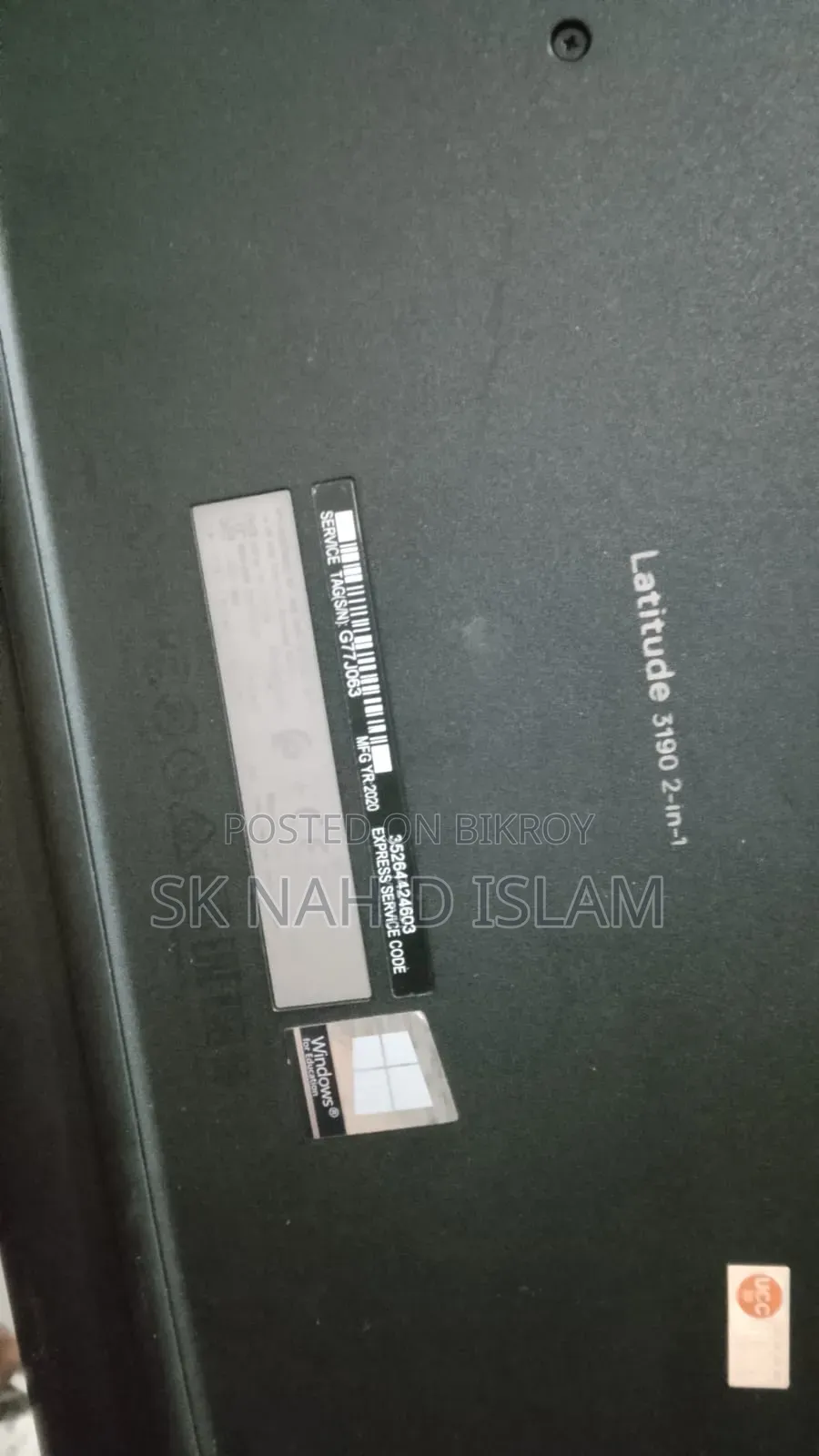 ল্যাপটপ ডেল ল্যাটিটিউড ৩১৯০ টু-ইন-ওয়ান ৪জিবি এসএসডি ১২৮জিবি