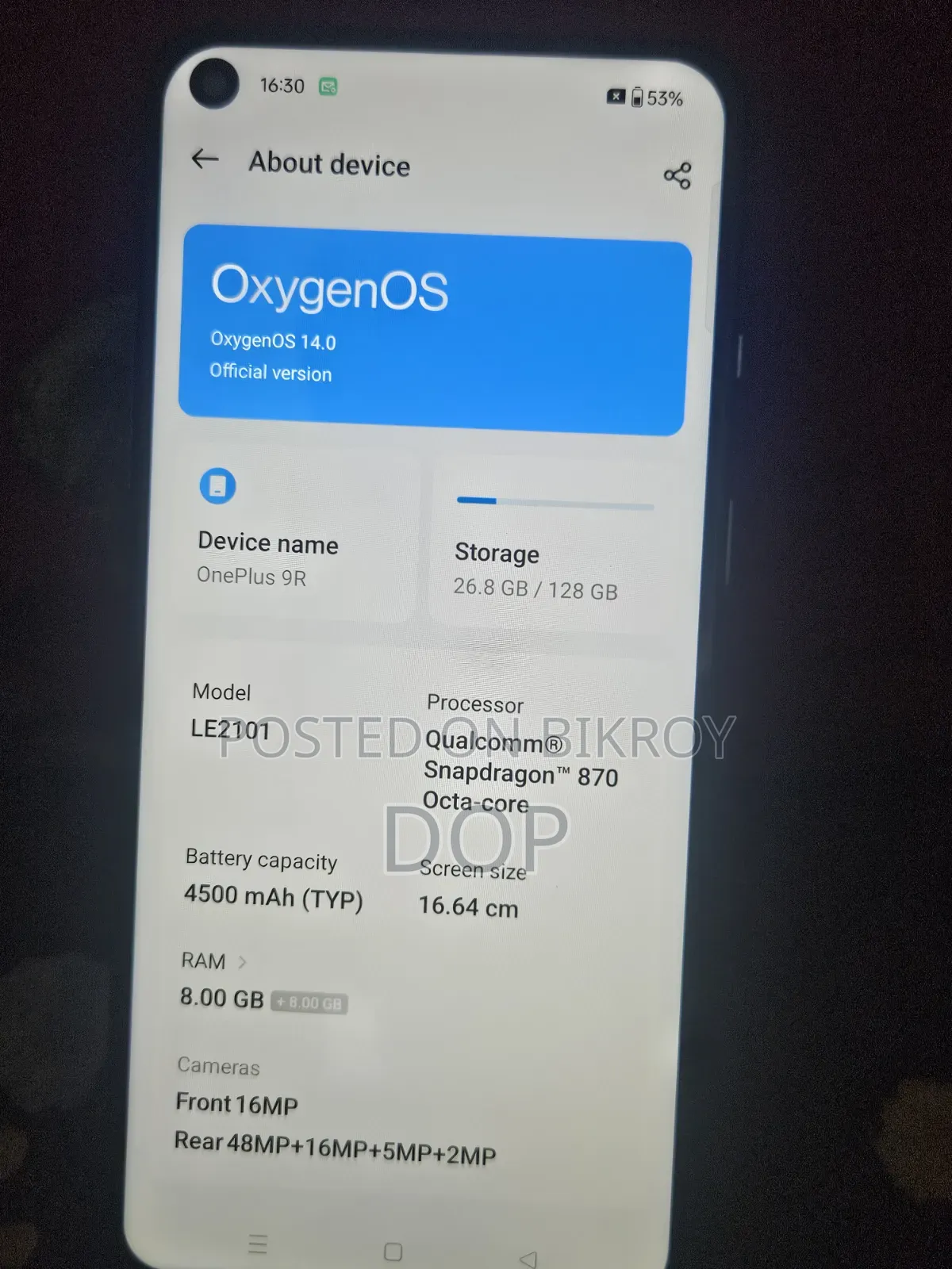 OnePlus 9R 128 GB