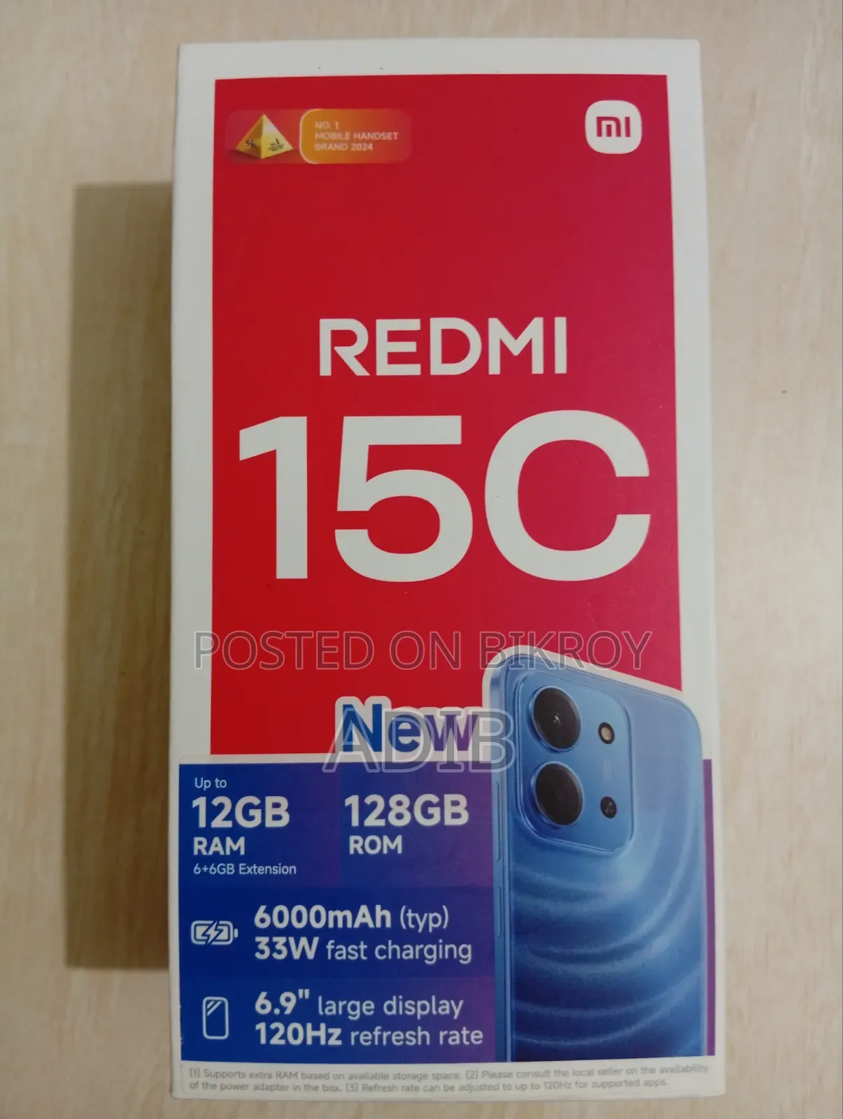 Xiaomi Redmi 15C 128 GB Black