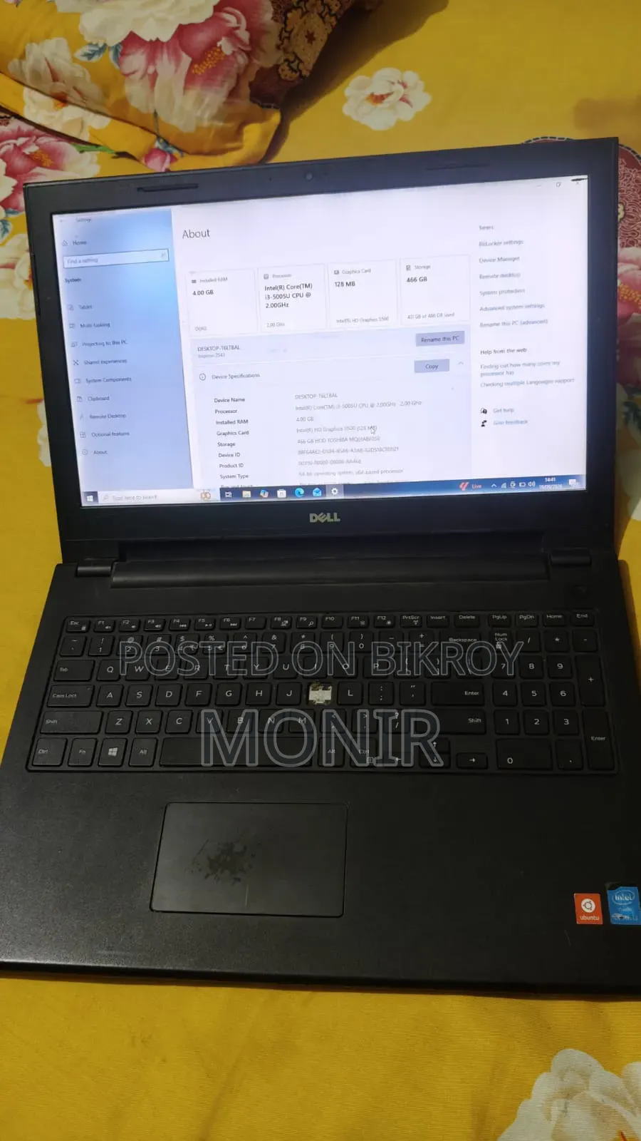 Laptop Dell Inspiron 3542 4GB Intel Core i5 HDD 500GB