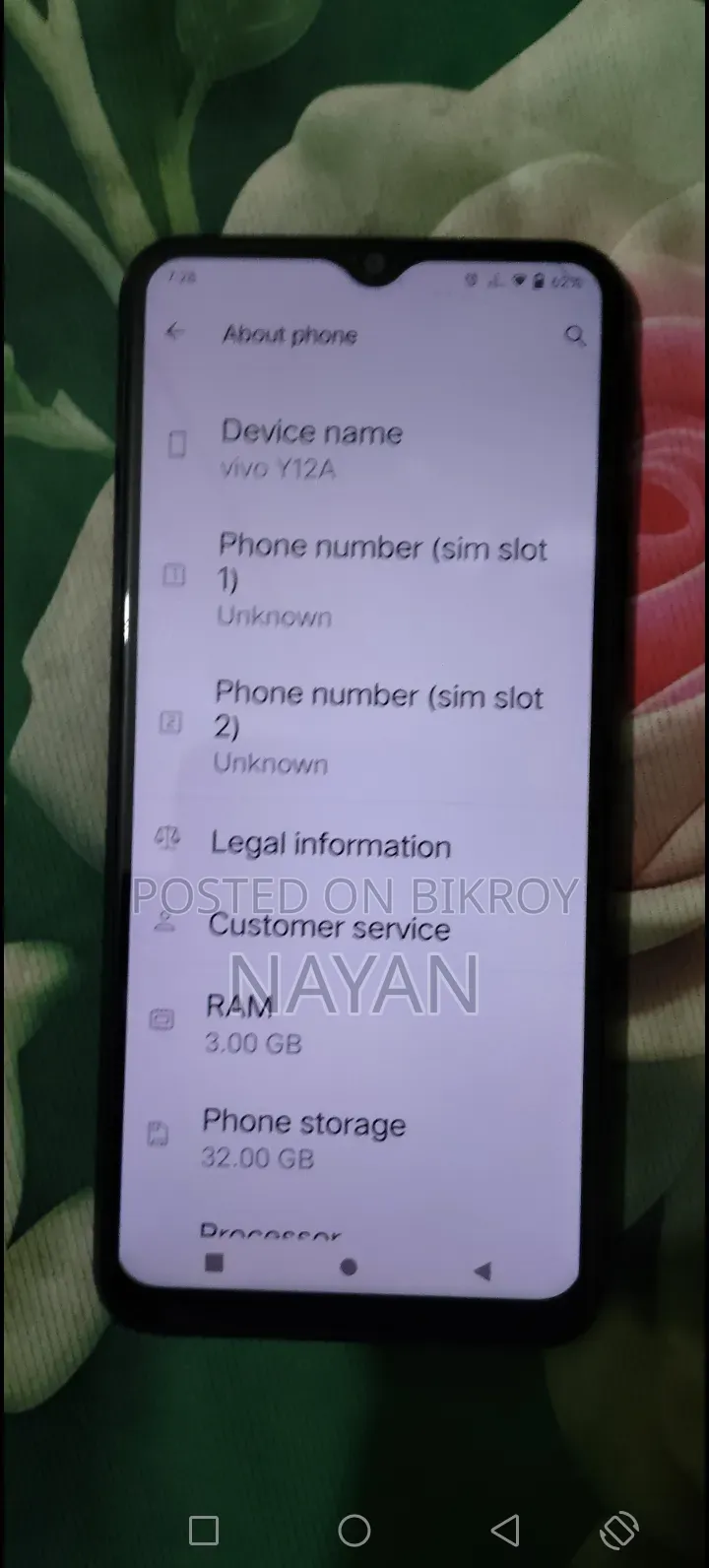 Vivo Y12 32 GB Black