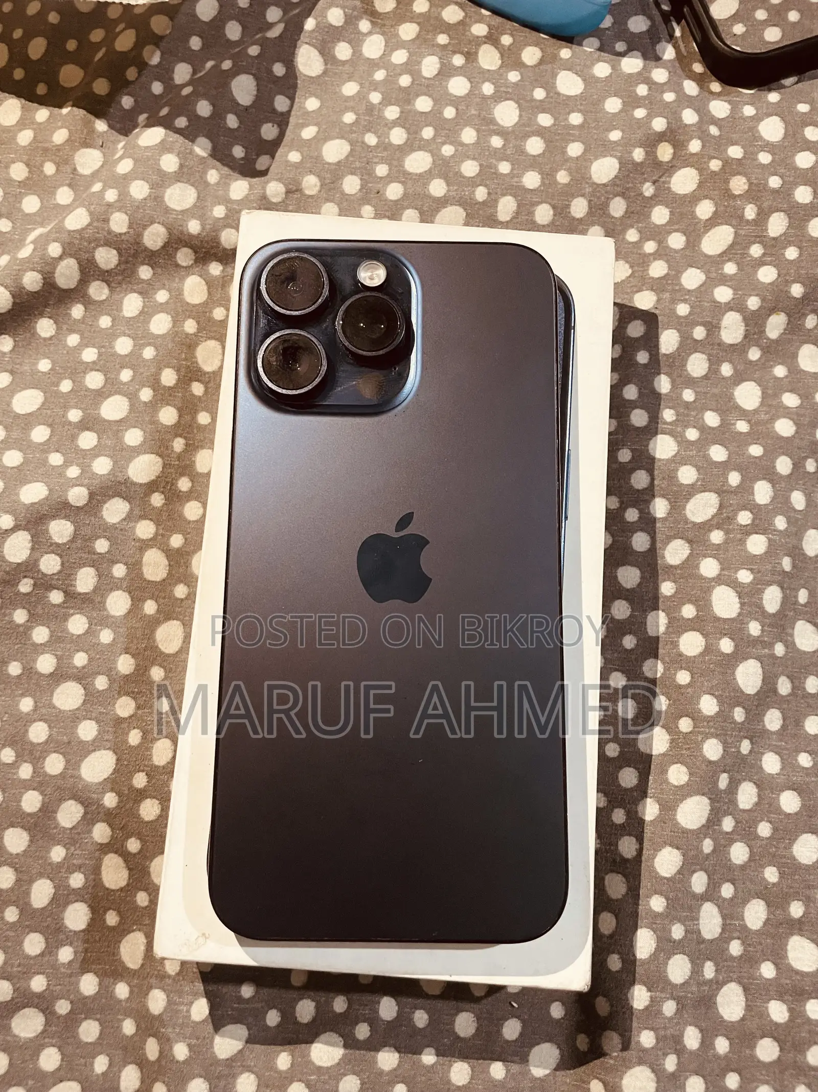 অ্যাপল আইফোন ১৫ প্রো ম্যাক্স ২৫৬ জিবি নীল