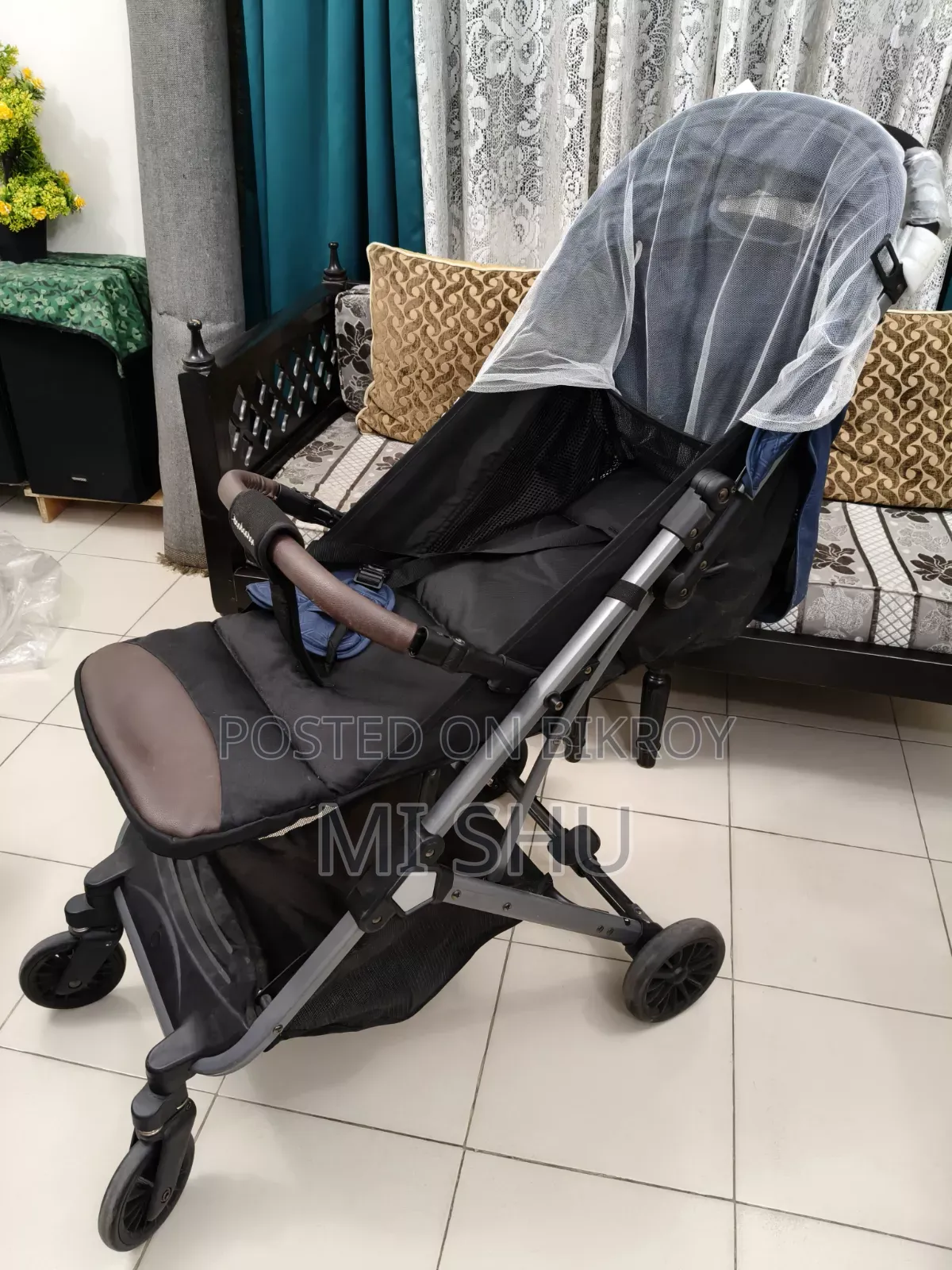 Bao Bao Hao Baby Stroller Pram Y1 Blue Grey