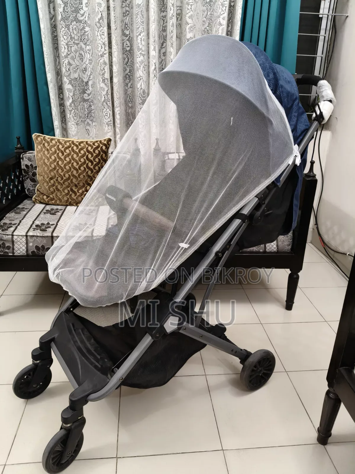 Bao Bao Hao Baby Stroller Pram Y1 Blue Grey