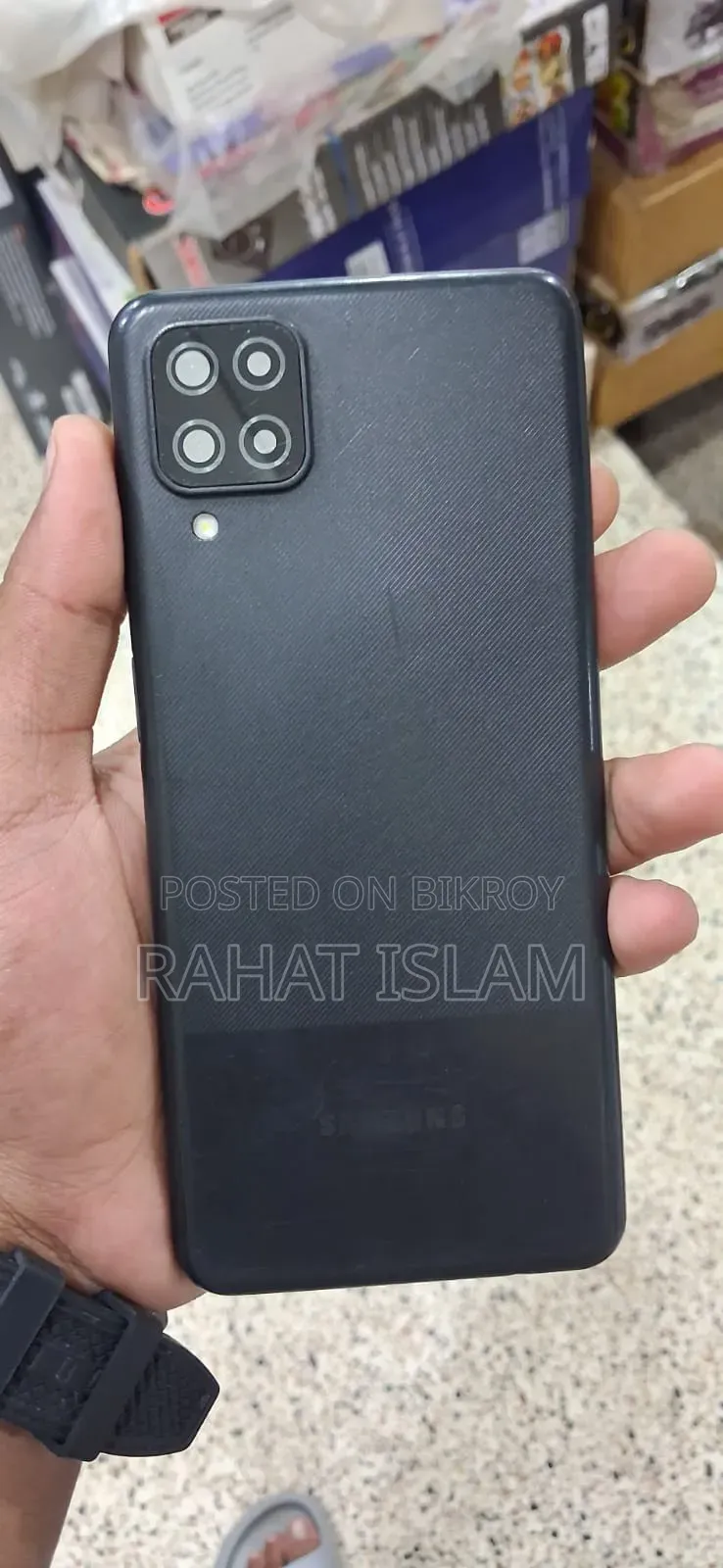 স্যামসাং গ্যালাক্সি এ১২ ৬৪ জিবি ব্ল্যাক