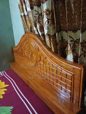 Teak Semi-Box Bed