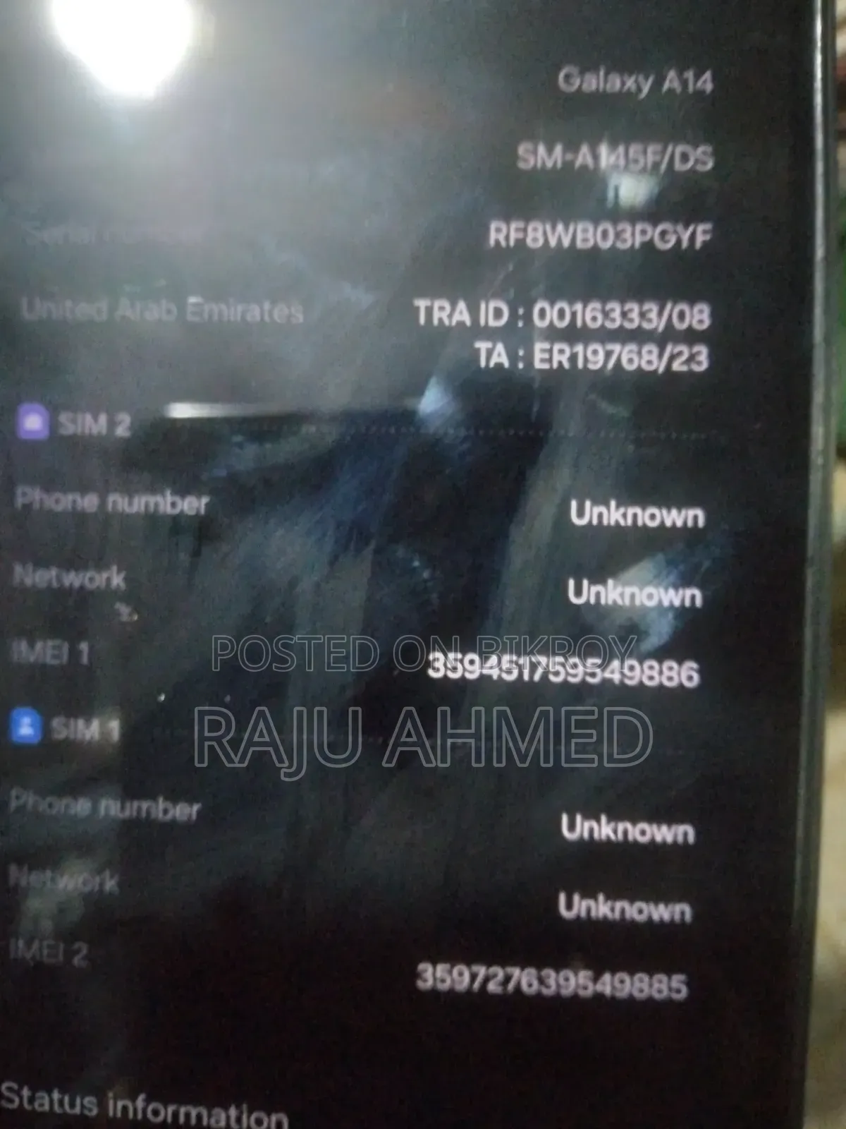 Samsung Galaxy A14 128 GB Black