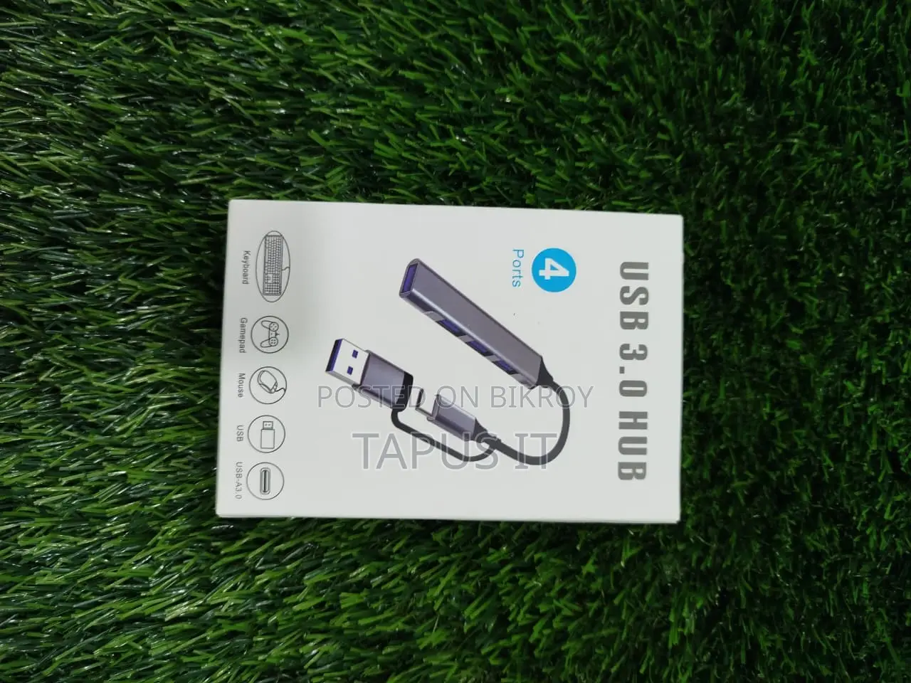 USB 3.0 Hub 4:1 and Type C Combo