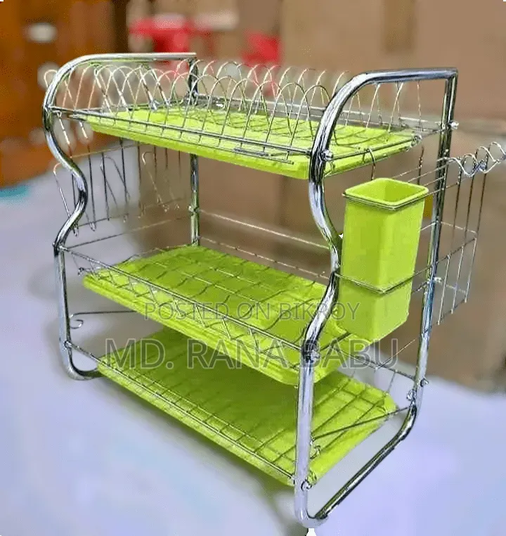 প্রিমিয়াম কোয়ালিটি ৩ লেয়ার কিচেন র‍্যাক