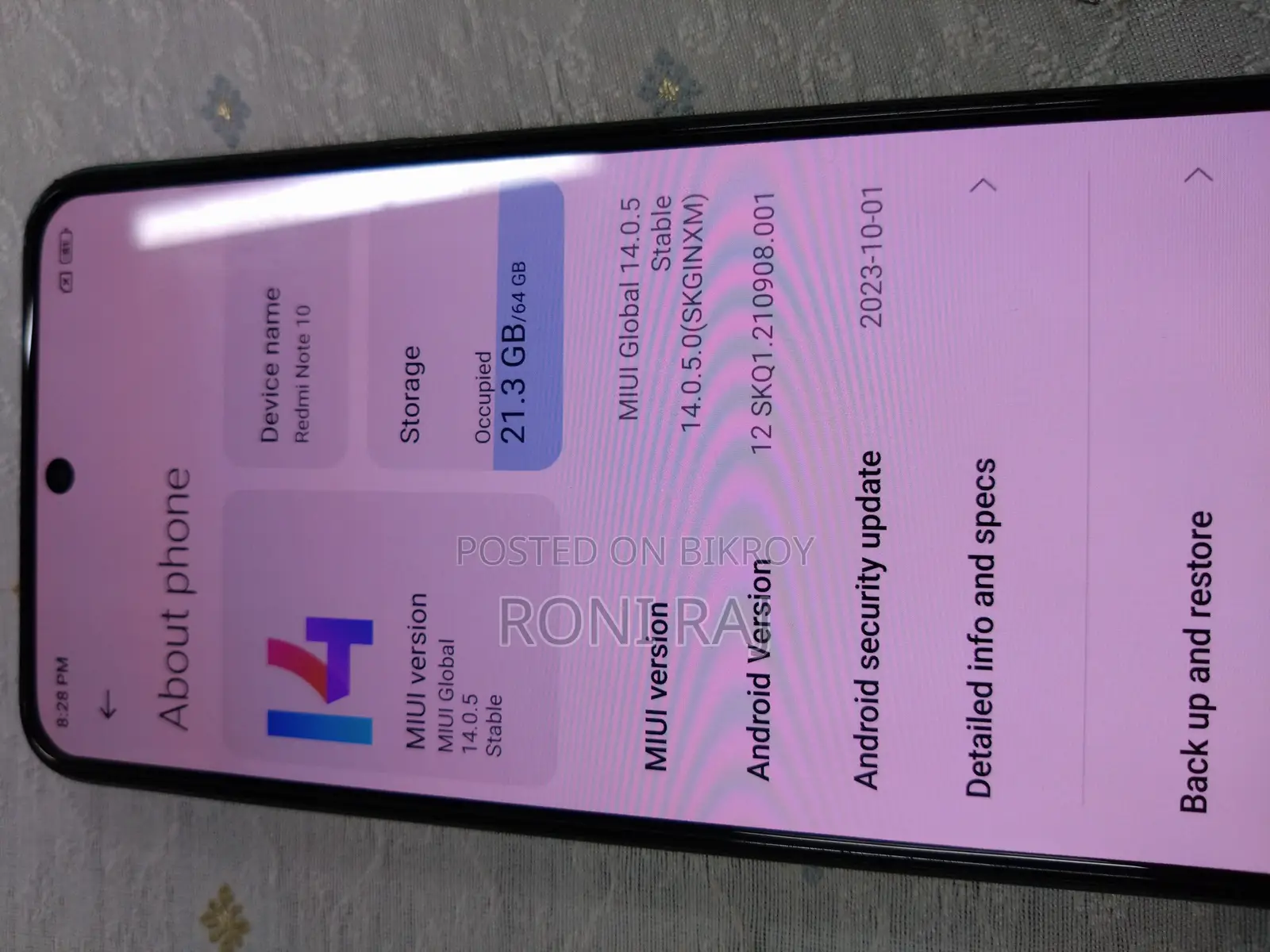 Xiaomi Redmi Note 10 64 GB Graphite