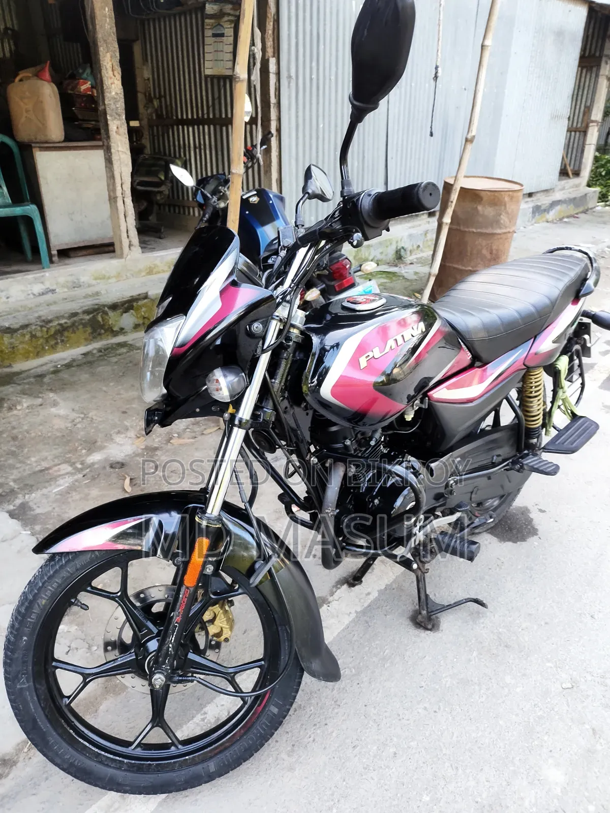 বাজাজ প্লাটিনা ১১০ এবিএস ২০২৪ রেড