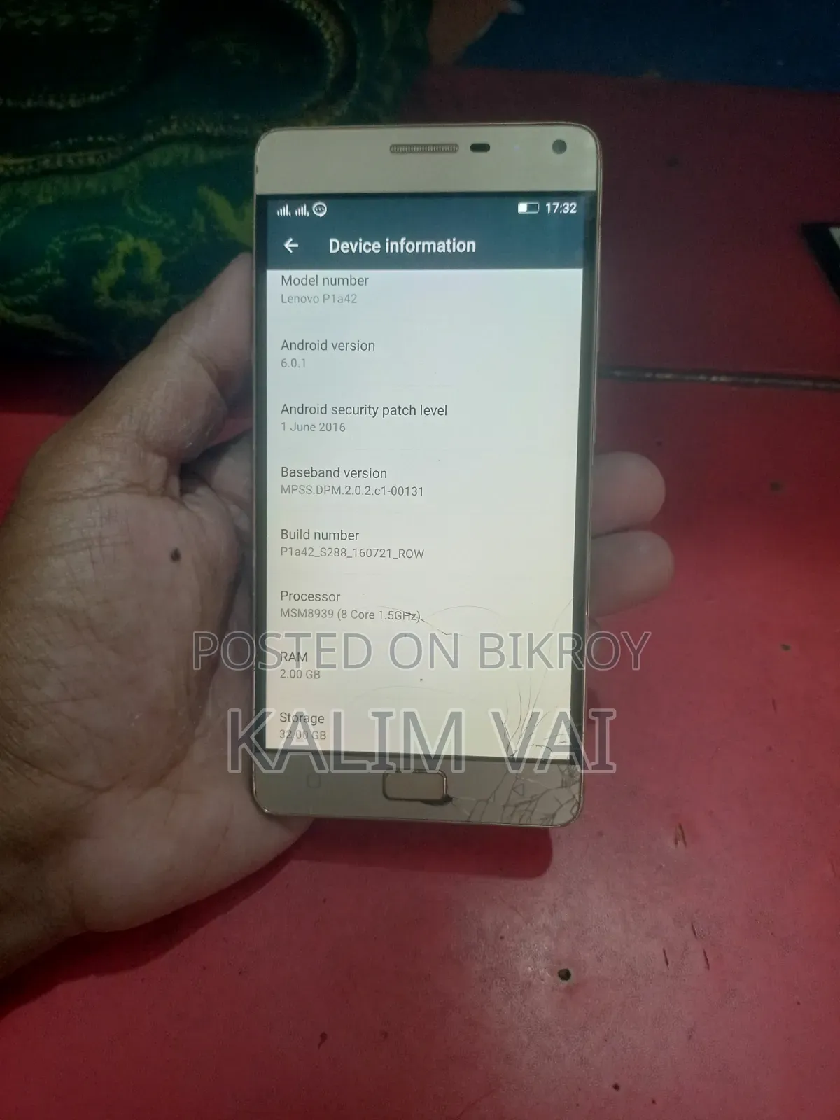 Lenovo Vibe P1 32 GB Gold