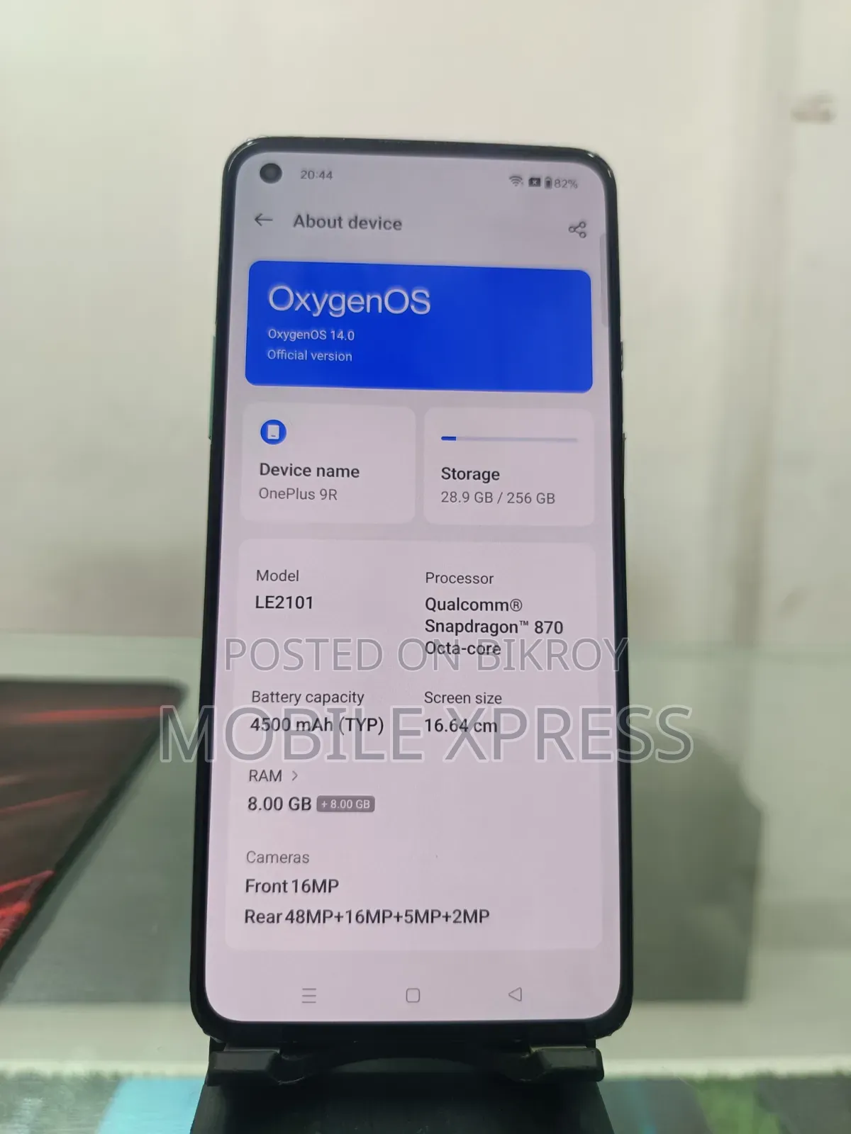 OnePlus 9R 256 GB Blue