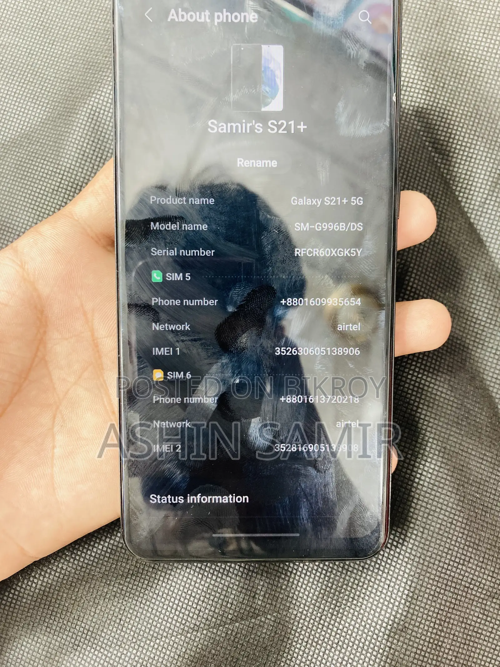 Samsung Galaxy S21 5G 128 GB Black