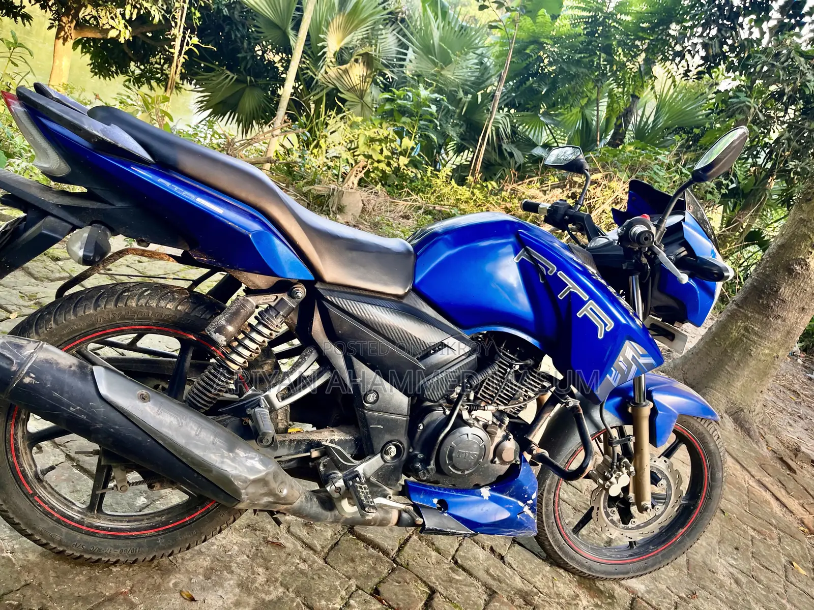 TVS Apache RTR 160 2V 2018 Blue