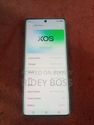 Infinix Note 40S 256 GB Graphite