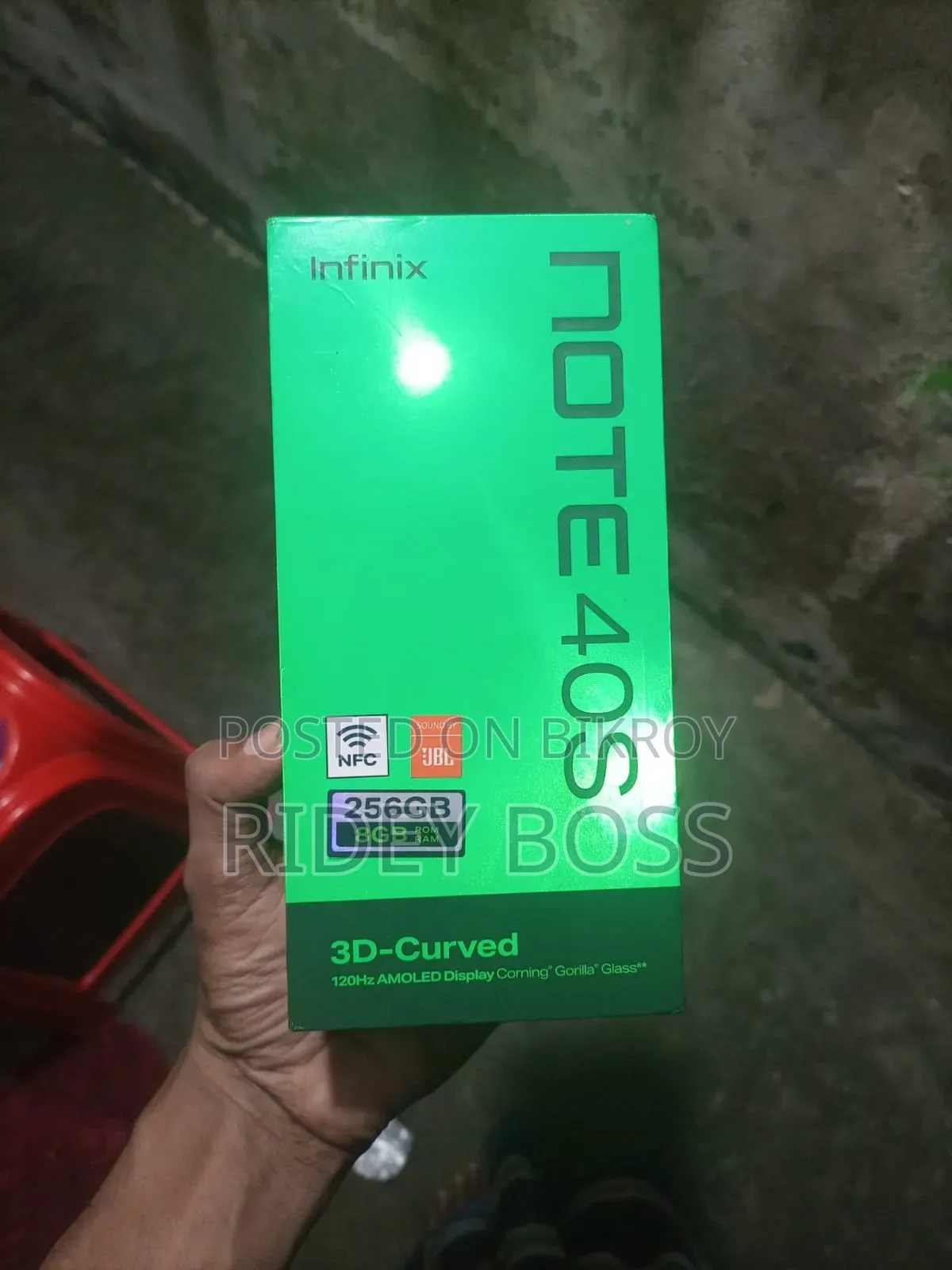 Infinix Note 40S 256 GB Graphite