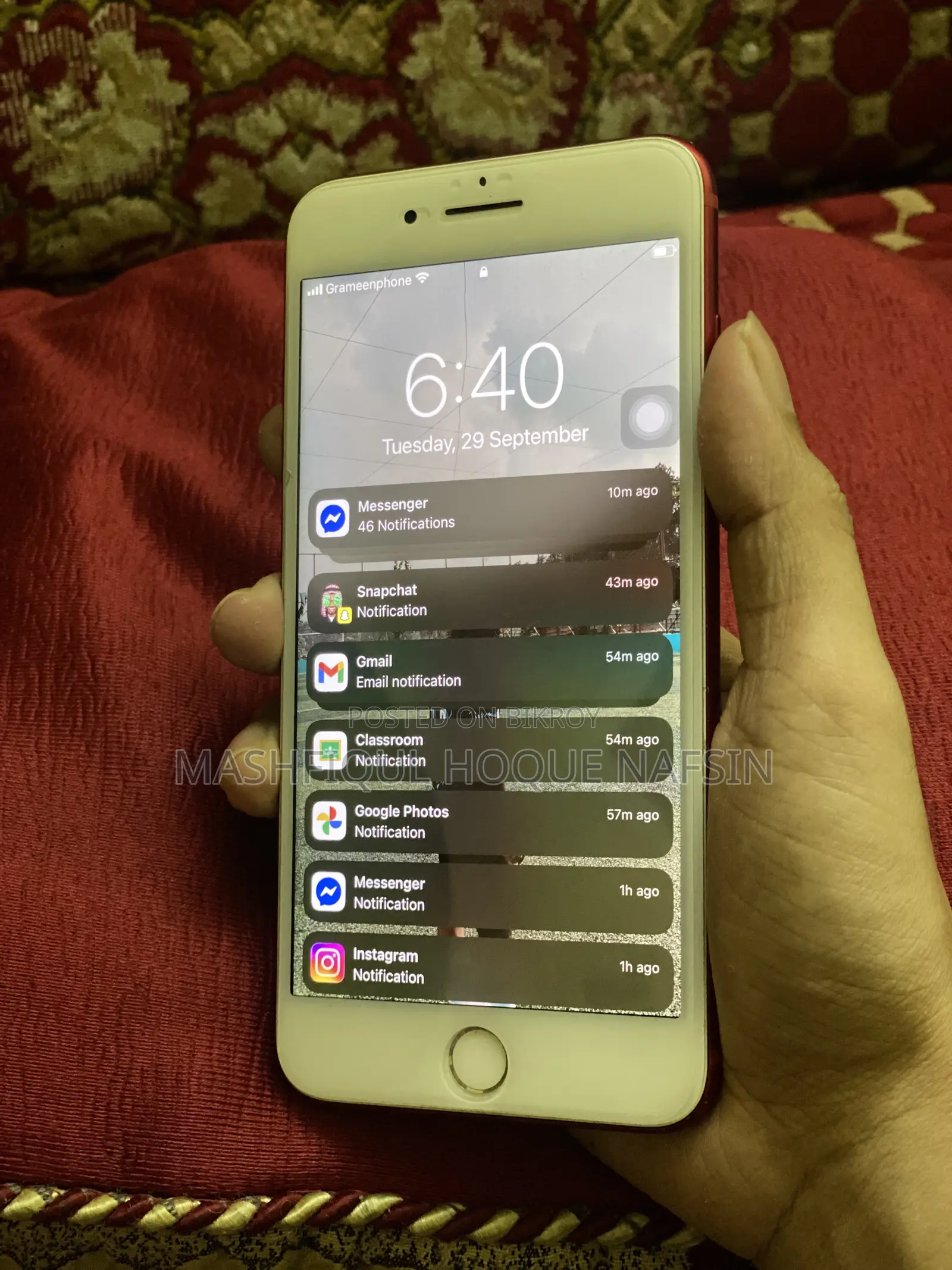 অ্যাপল আইফোন ৭ প্লাস ১২৮ জিবি রেড