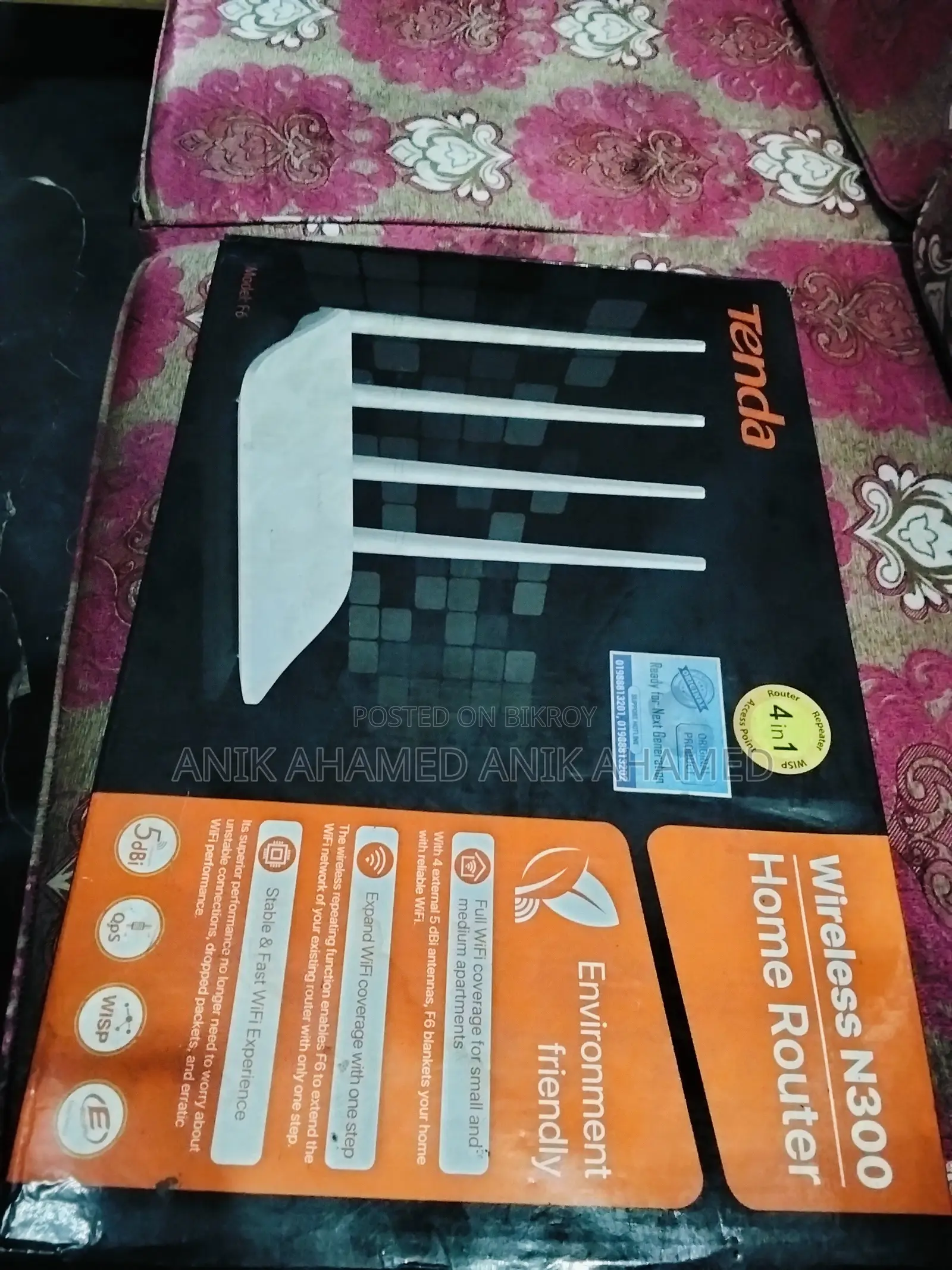 Tenda Router & Huawei Onu