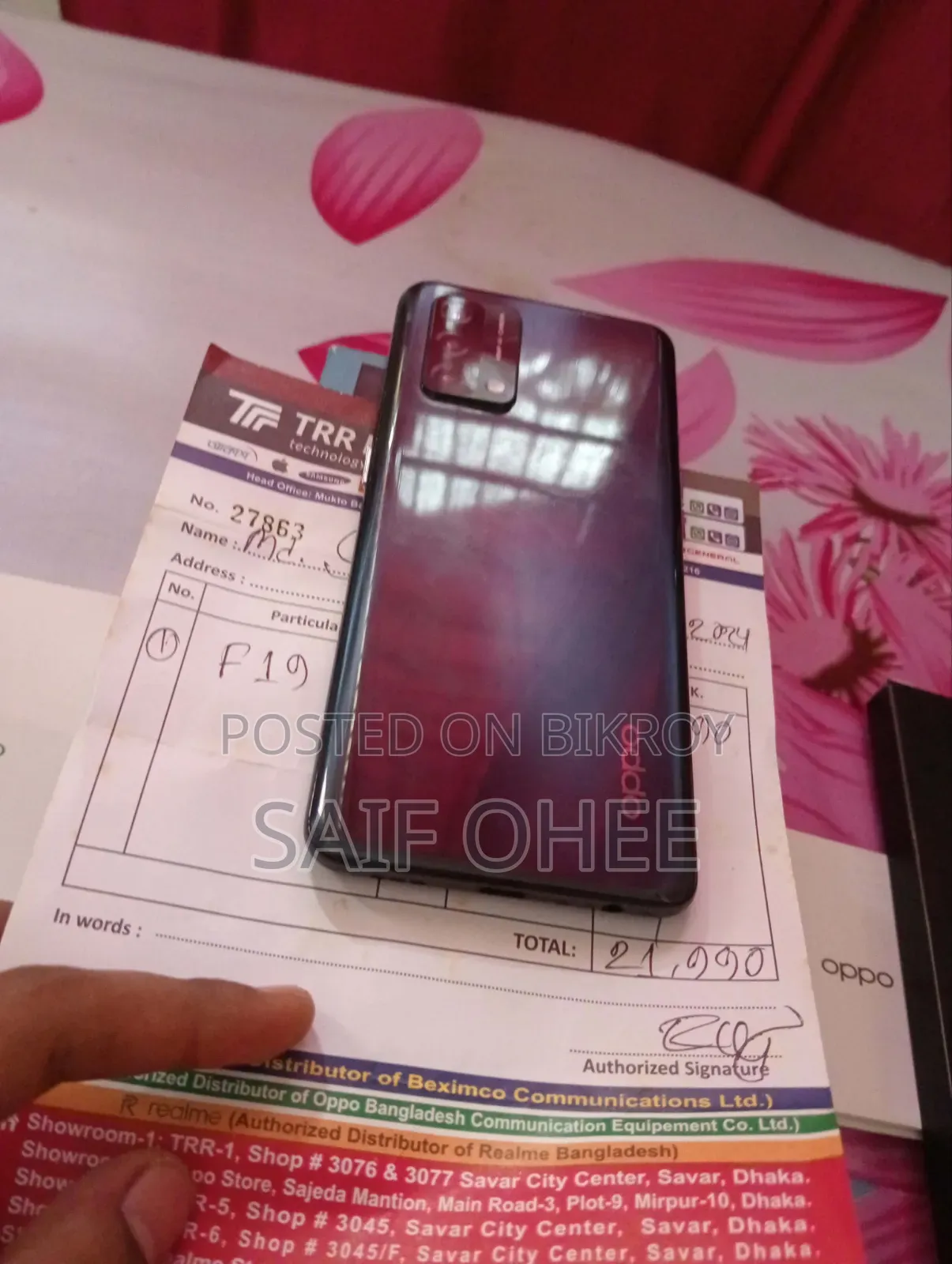 Oppo F19S 128 GB Black