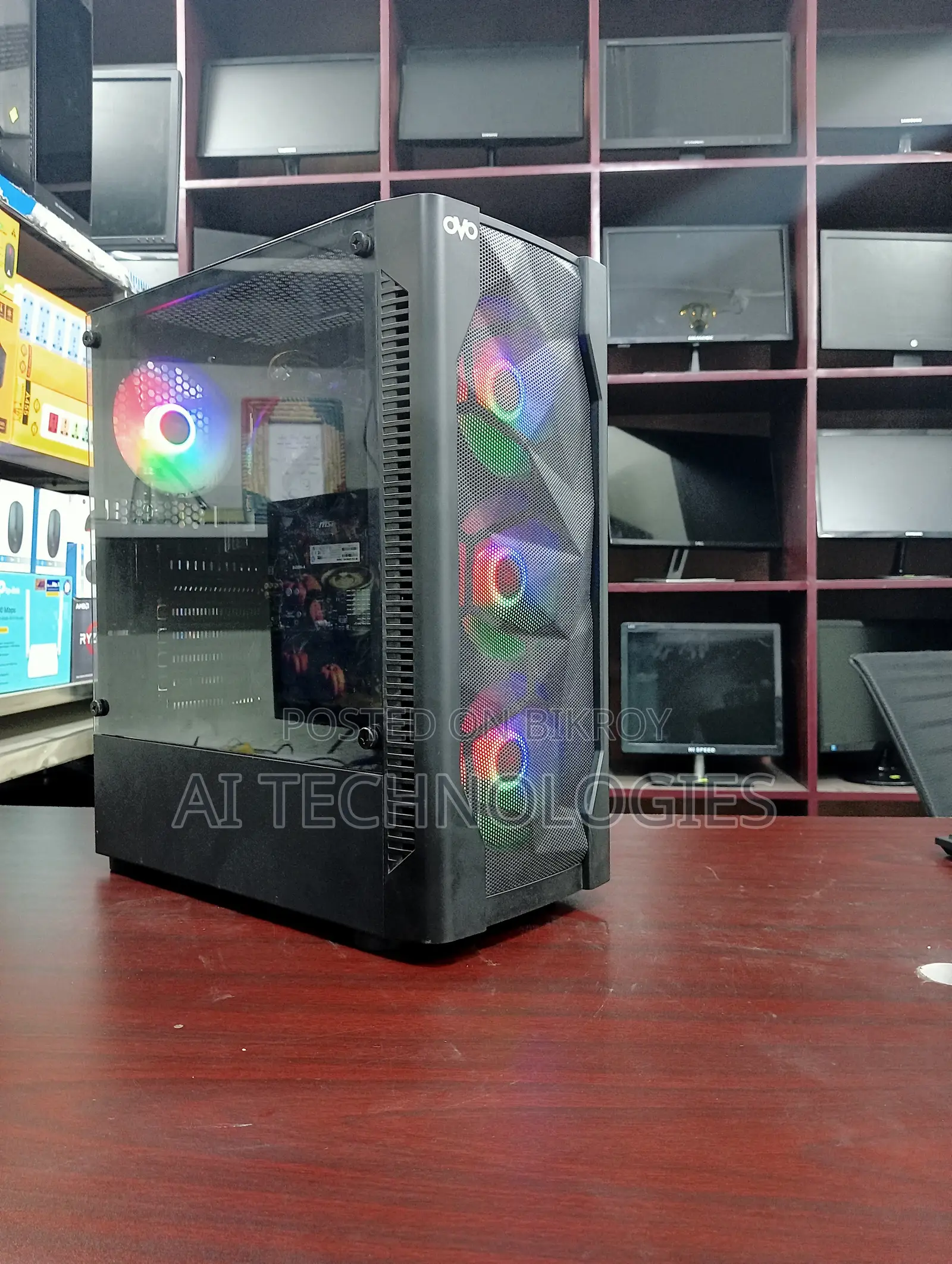 Desktop Computer MSI model 8GB AMD Ryzen 5 SSD 256GB