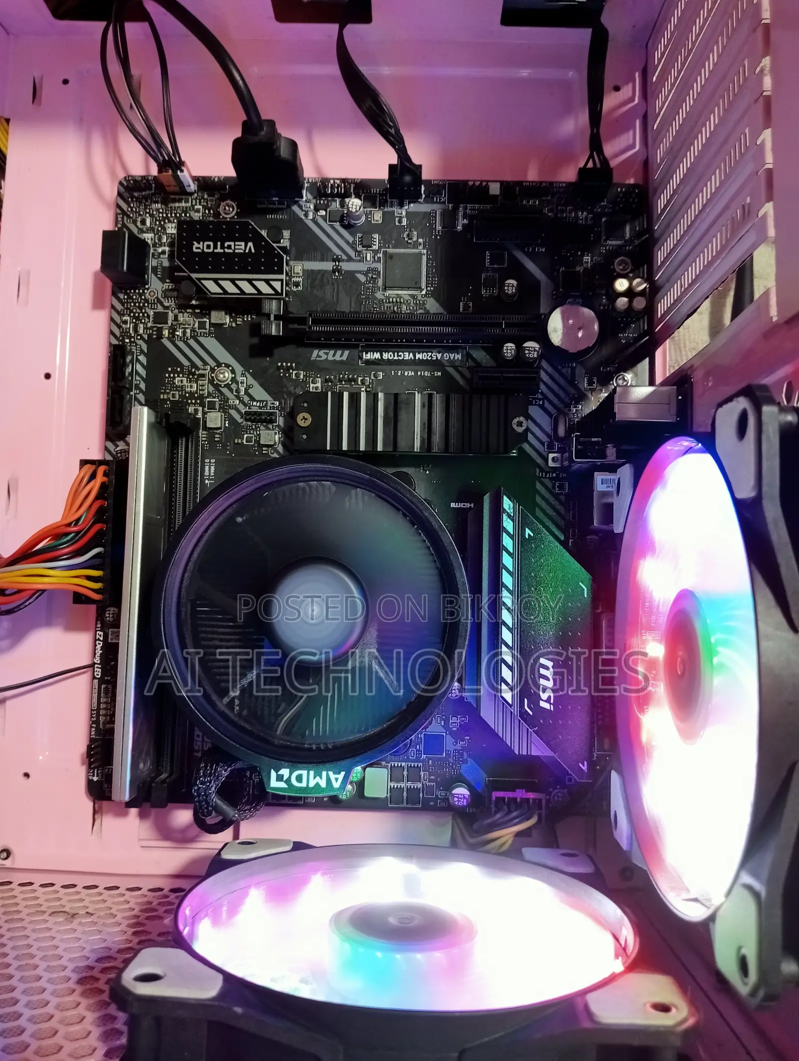 Desktop Computer MSI model 8GB AMD Ryzen 5 SSD 256GB