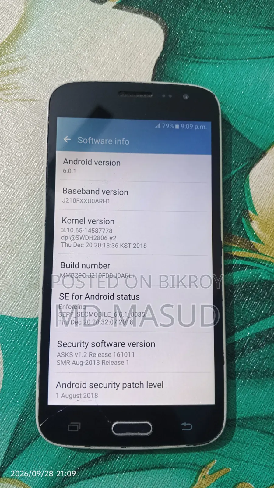 Samsung Galaxy J2 Pro 16 GB Blue