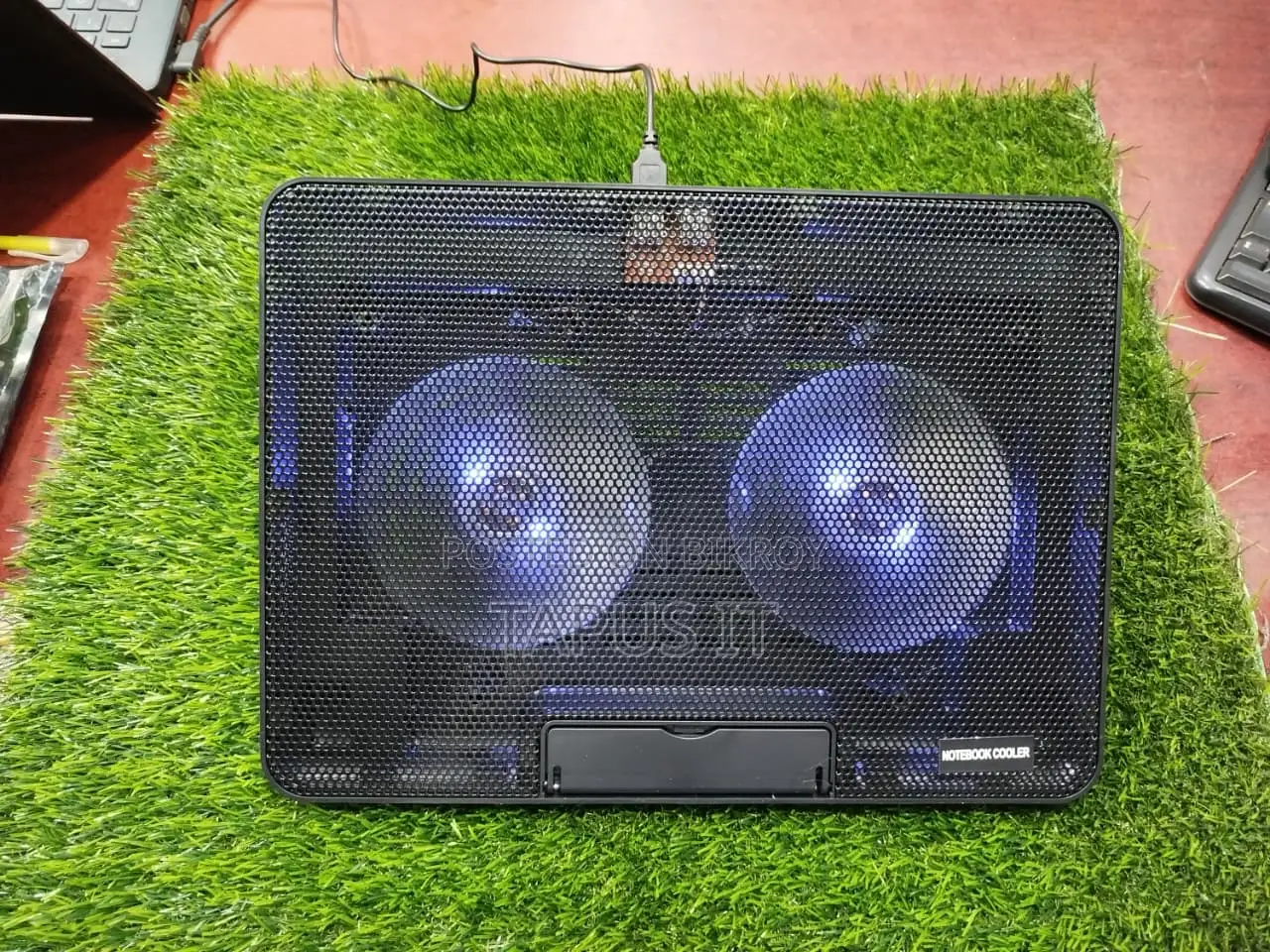 Laptop Cooling Pad 2Fan 14 Inch/15.6 Inch Combo Size