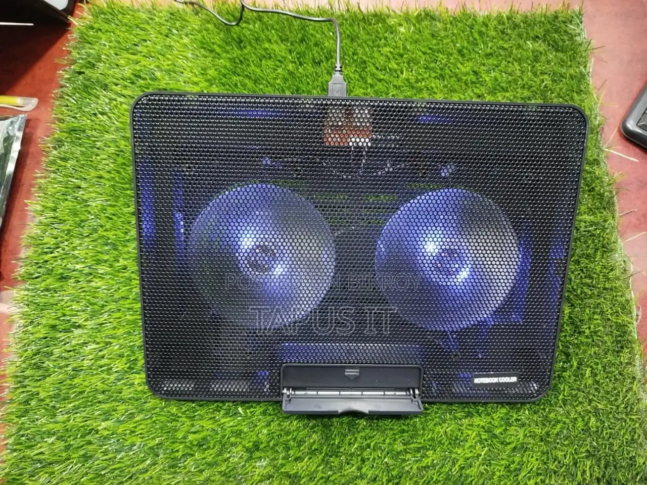 Laptop Cooling Pad 2Fan 14 Inch/15.6 Inch Combo Size